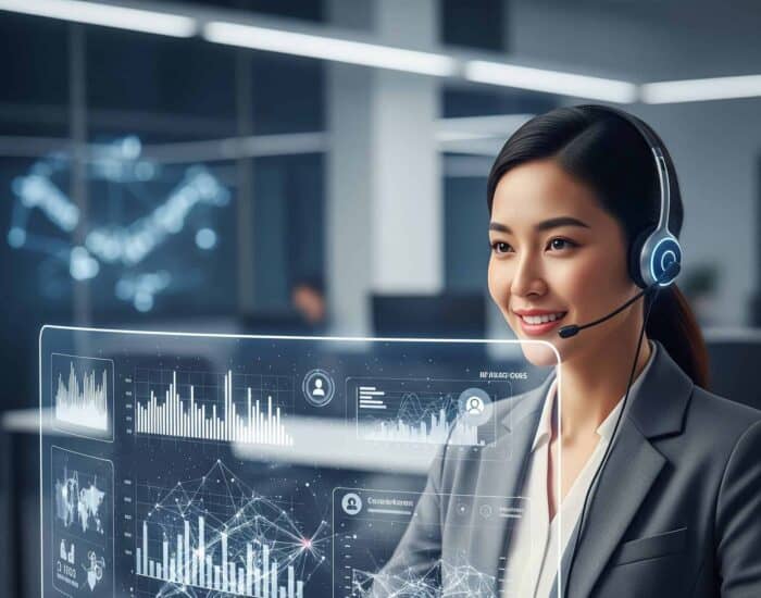 AI-powered virtual call centre agent