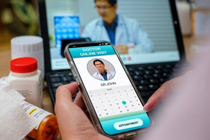 appointment reminder service - Online doctor consultation on mobile app with prescription; telemedicine service for remote...