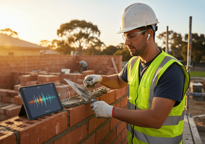 AI technology enhances construction site workflow and communication.
