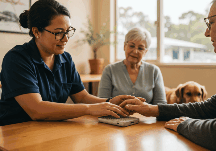 Disability Support Services - Enhancing Communication for Non-Verbal and Low-Vision Clients