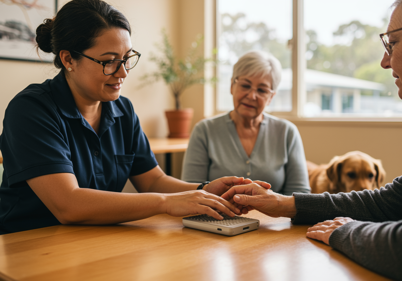 Disability Support Services - Enhancing Communication for Non-Verbal and Low-Vision Clients