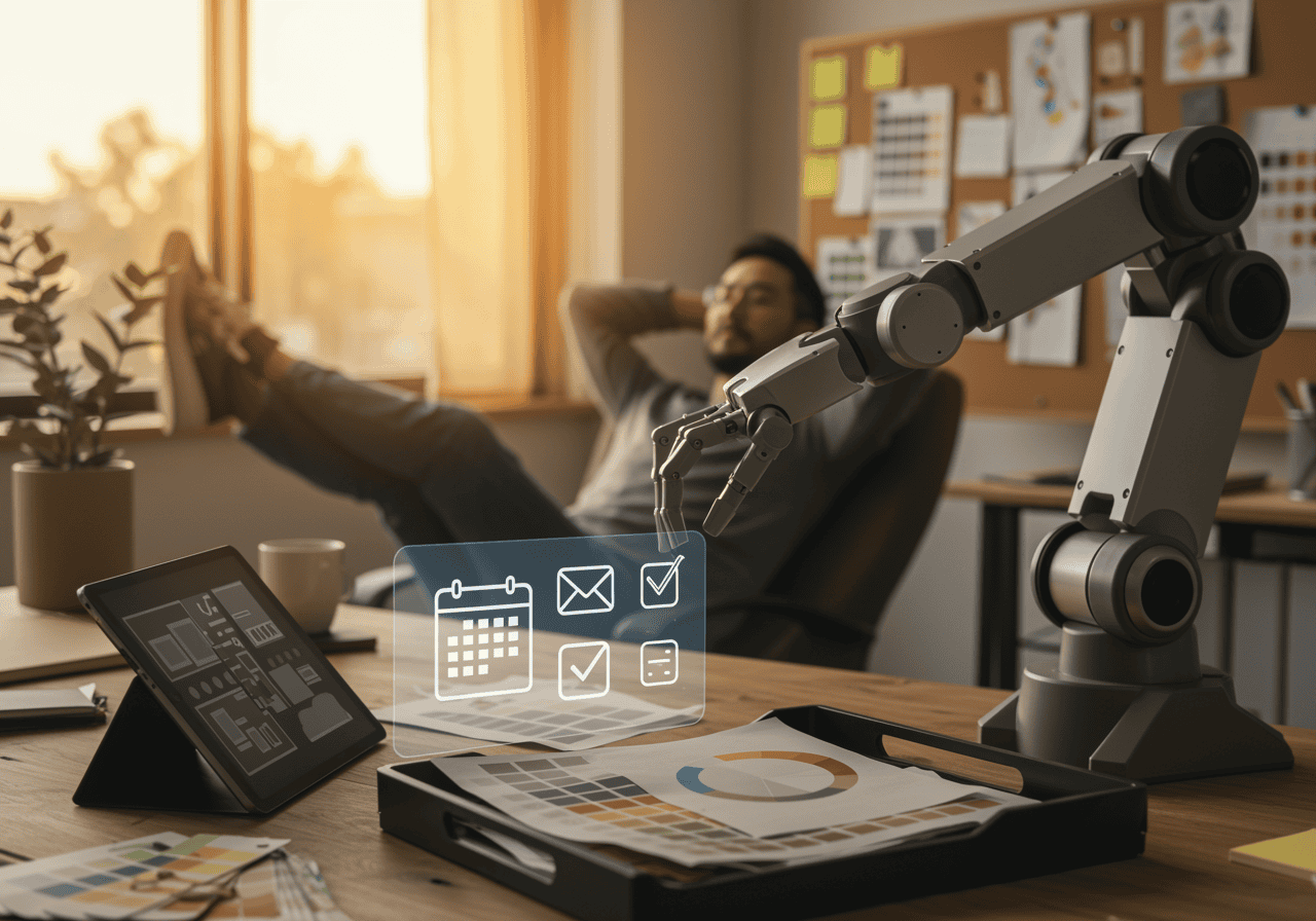 Graphic Design Studios - Automating Routine Tasks: Booking, Follow-ups and Brief Capture