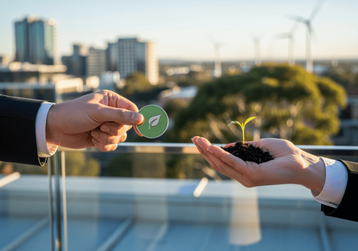 Eco-friendly business solutions, promoting sustainability and innovation for a greener future.