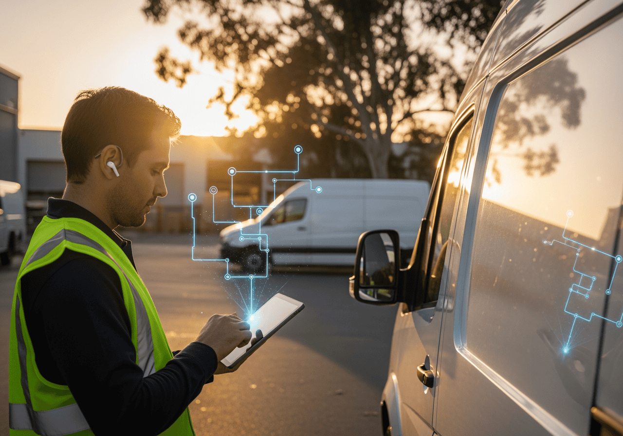 Courier and Logistics - Optimising Route Planning and Dynamic Rescheduling with AI Voice