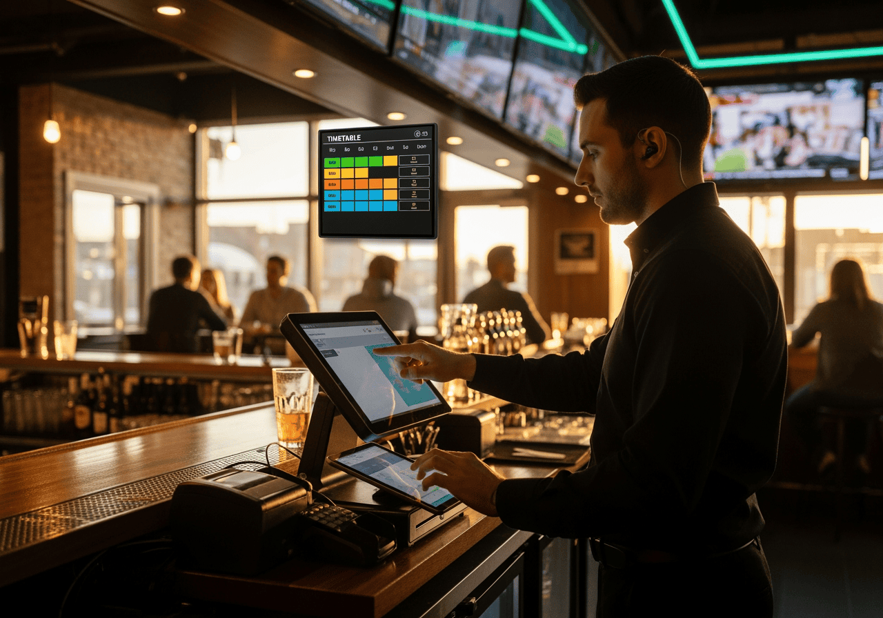 Sports Bars and Pubs - Integrating AI Voice with POS, Reservation and Timetable Systems