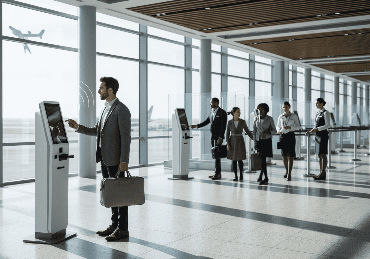 Aviation and Airport Services - Streamlining Check-In and Boarding Processes with Voice Automation