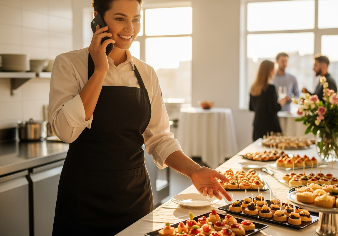 Catering Companies - Improving Conversion Rates with Personalised Voice Follow-ups