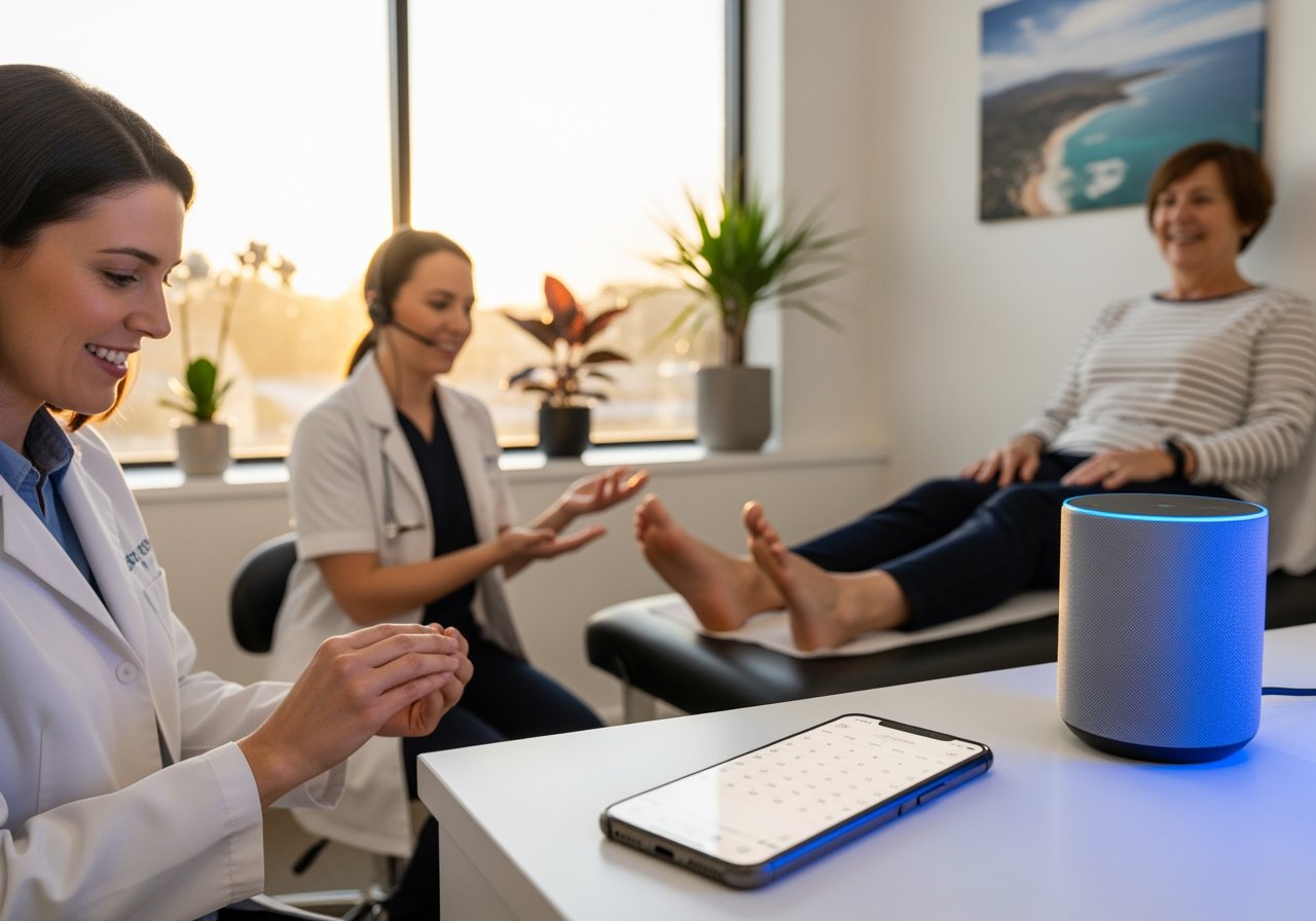 Podiatry Services - How AI call solutions automate appointment scheduling and reminders
