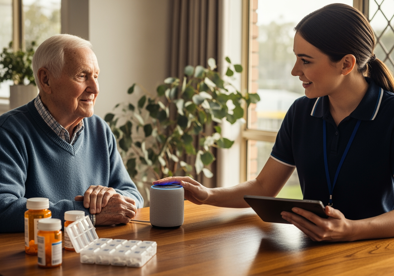 Veteran Home Care - Supporting Medication Management and Clinical Safety with Voice Automation