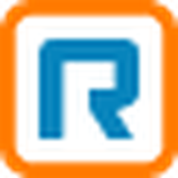 Square icon with the letter r in blue and orange