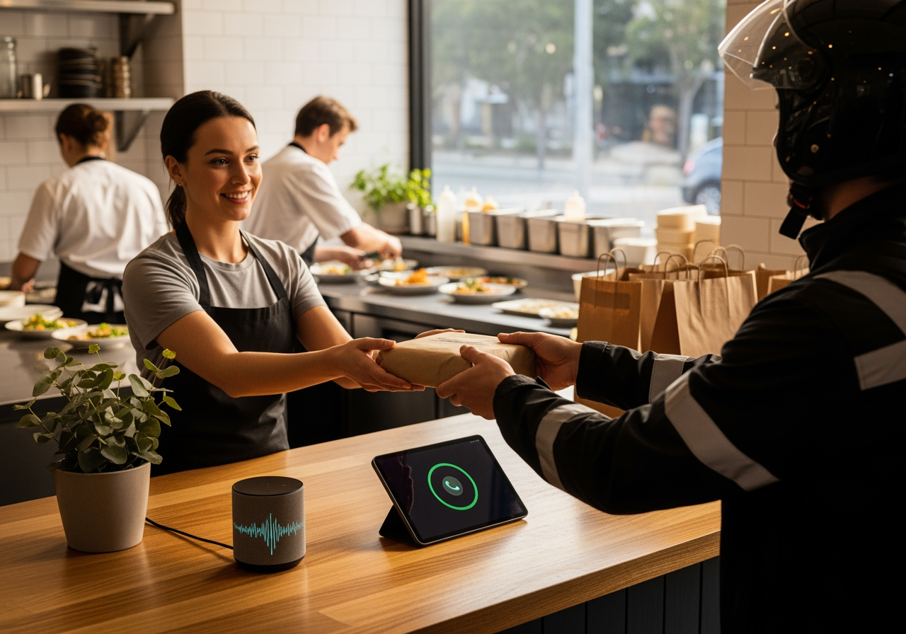 Casual Dining Restaurants - Streamlining Delivery and Pickup Coordination with Automated Calls