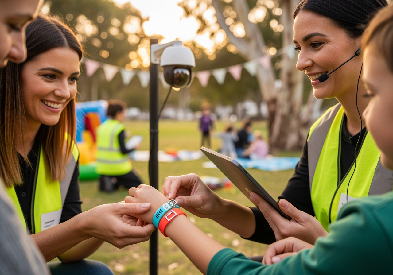 Child-Friendly Event Services - Technology for Safer Events: Smart Check-In, Notifications and Monitoring