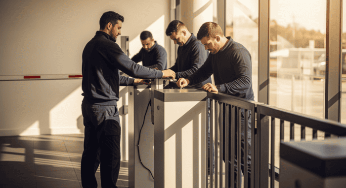AI voice calls for electric gate installers