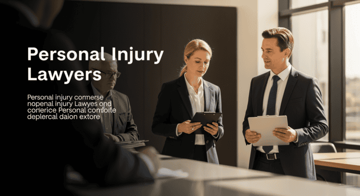 Professional personal injury lawyers in Australia discussing legal options with clients in a modern office setting, providing expert legal advice for injury claims.