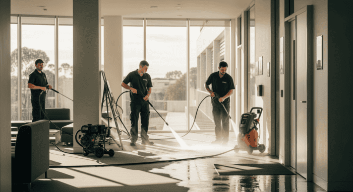AI voice calls for pressure washing services