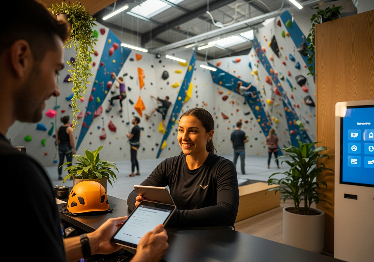 Rock Climbing Gyms - Boosting Customer Experience and Membership Retention with AI Bookings