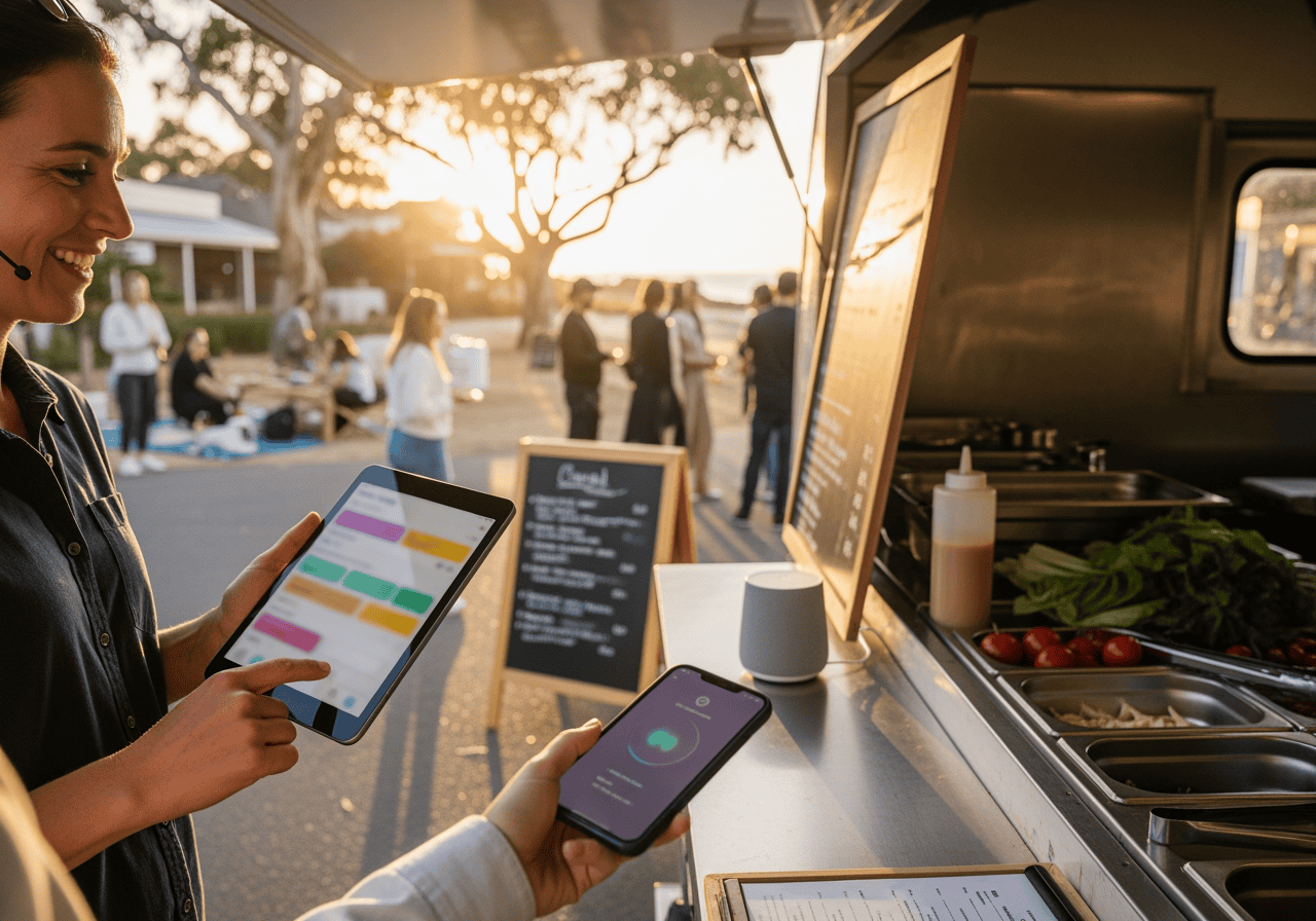 AI Dial food truck ordering app for seamless mobile payments and ordering.