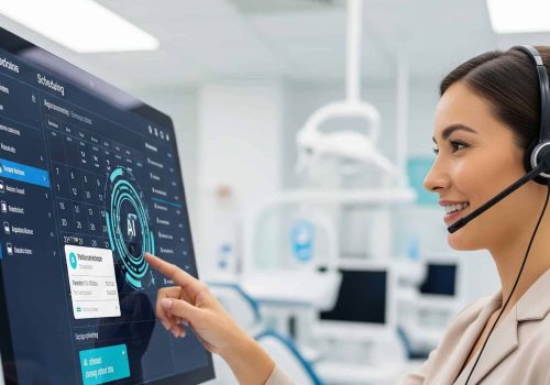 Advanced AI-powered call centre agent using intelligent scheduling software.